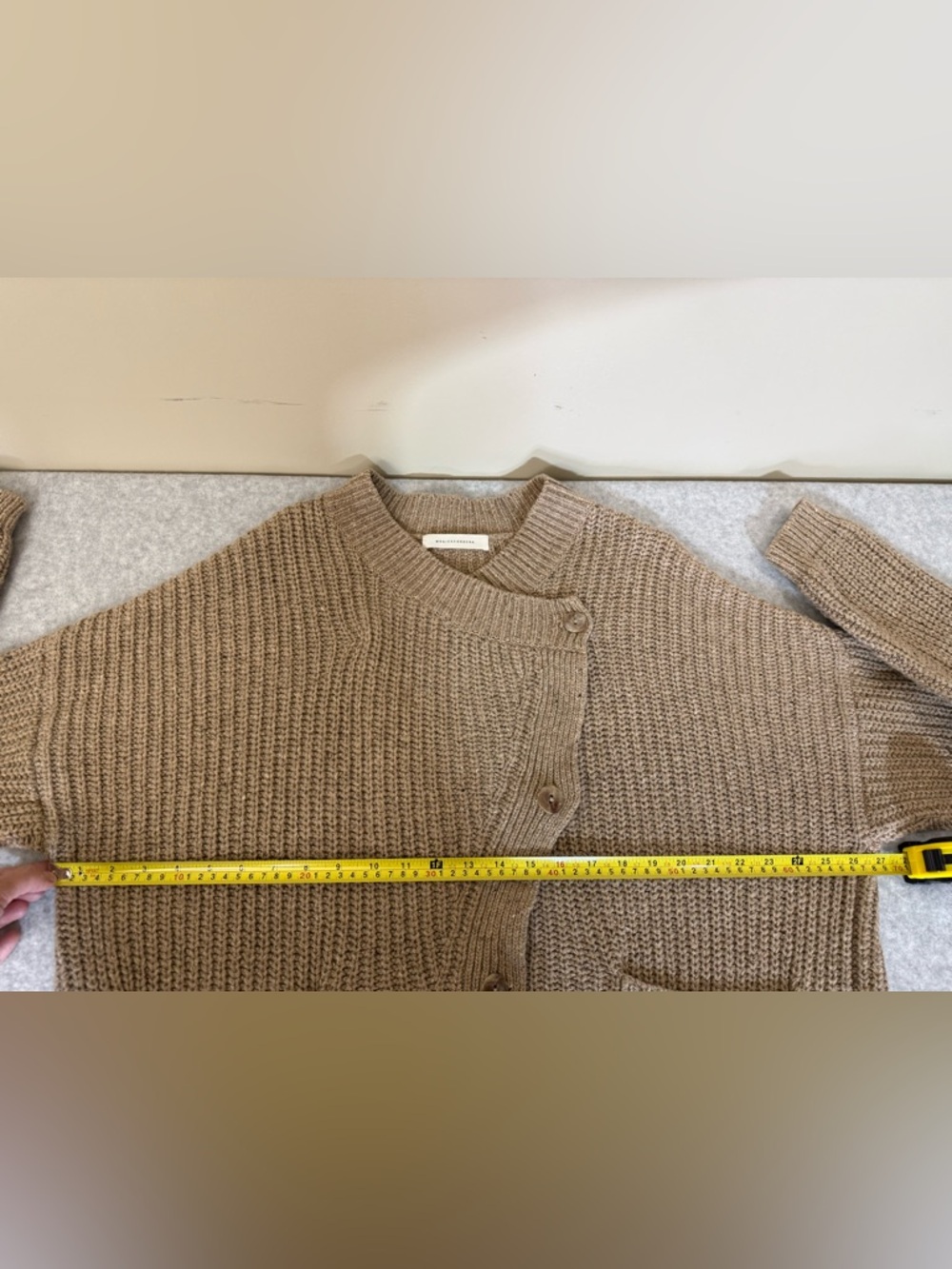 MONICA CORDERA Chunky Wool Cardigan (see measurements) - Picture 14 of 16